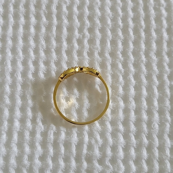 Infinity♾️ Symbol with Pave Crystals💎 Ring - Sz 8 - Picture 12 of 16